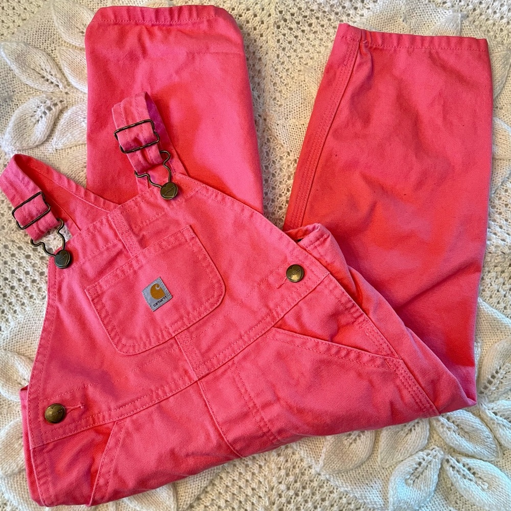 Carhartt toddler pink overalls - size 2T